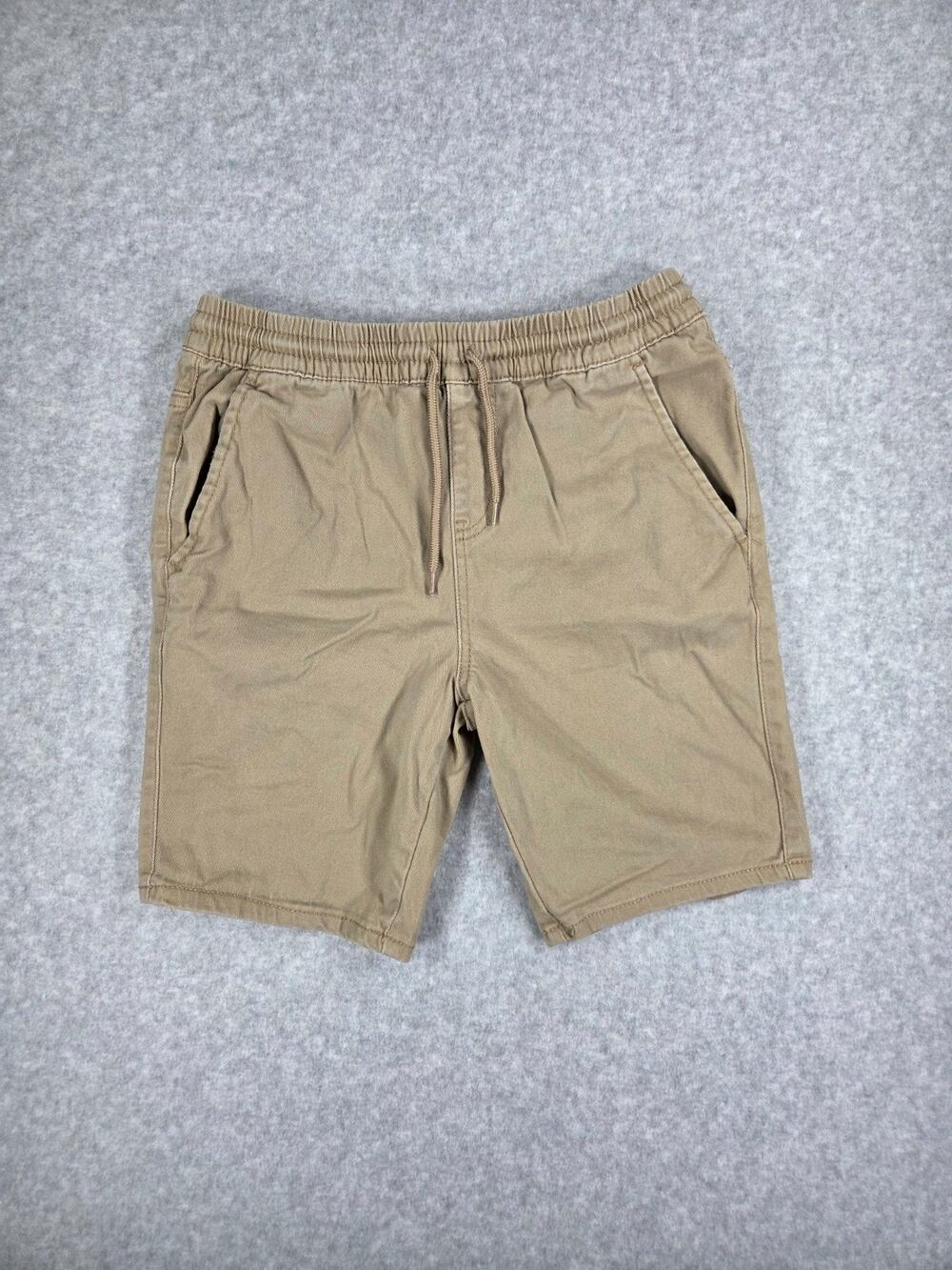Levi's Boys Size M Medium (10-12 Yrs) Slim Fit Pull On Khaki Chino Shorts Tan